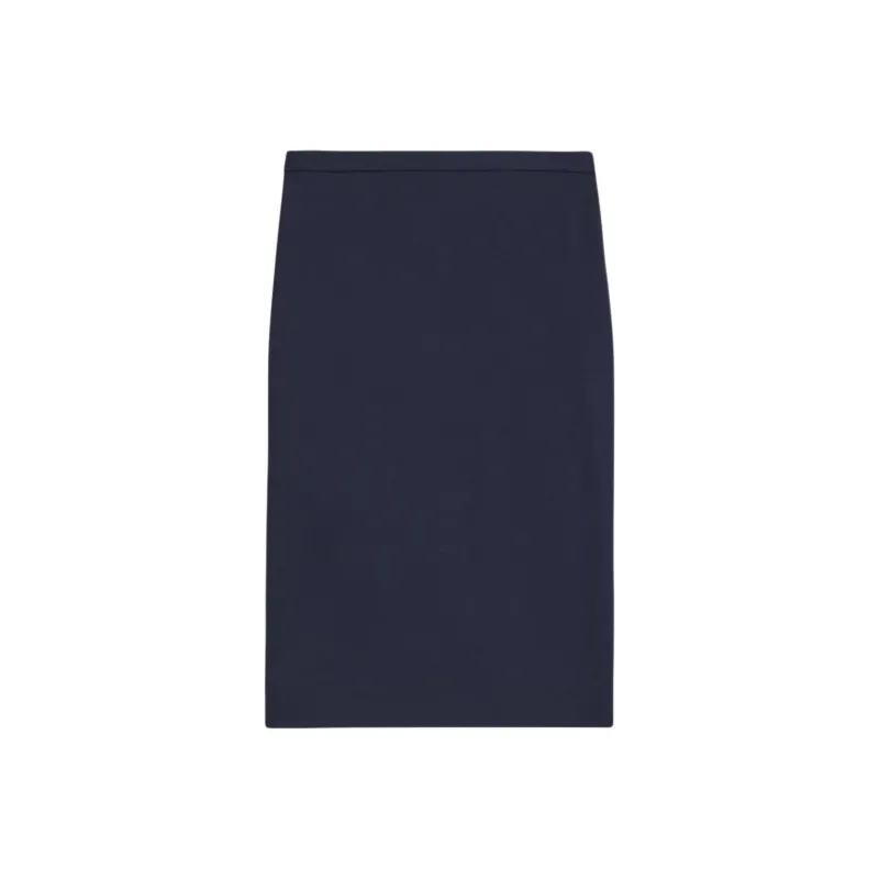 THEORY Casual Long Skirts Women's Marine Blue-0