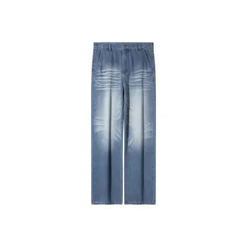 SANBAI STUDIO Jeans Unisex Washed Blue