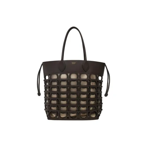 FERRAGAMO GANCINI Cow Leather Shoulder Bag Tubas Women's Black