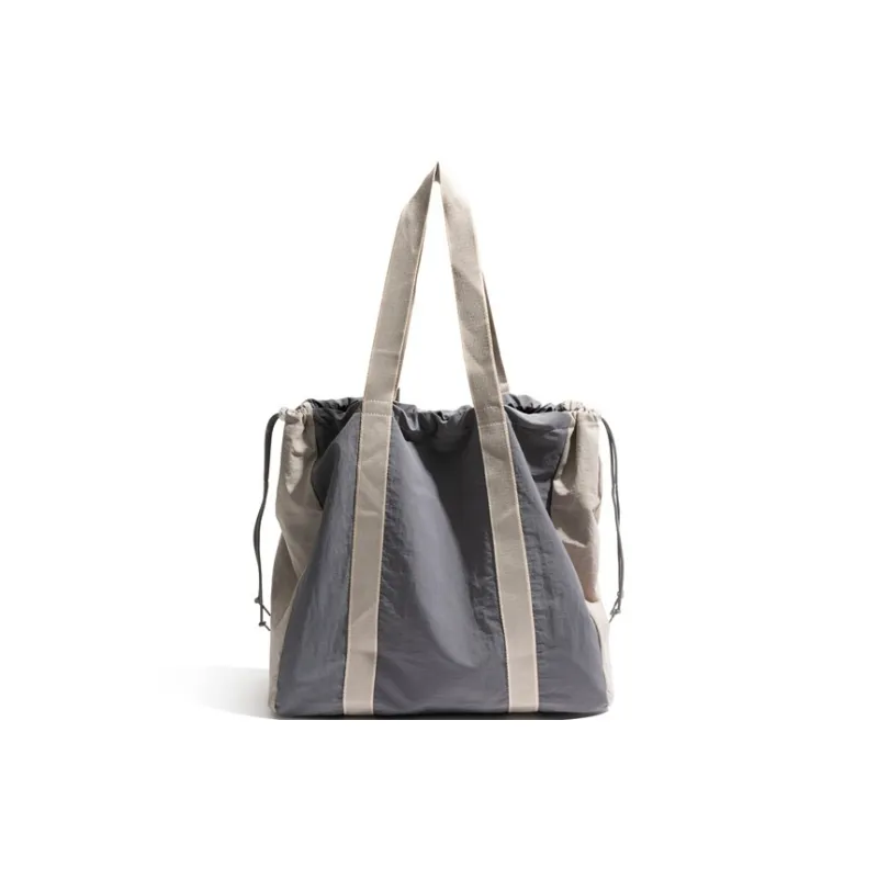 VIHUS Nylon Shoulder Bag Regular Women's Khaki/Light Purple/Dark Gray-2