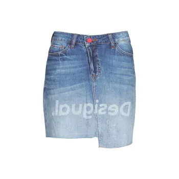 Desigual Denim Short Skirts Women's Blue