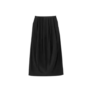 UNIQLO Casual Long Skirts Women's Black