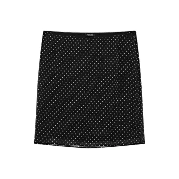 Massimo Dutti Casual Short Skirts Women's Black