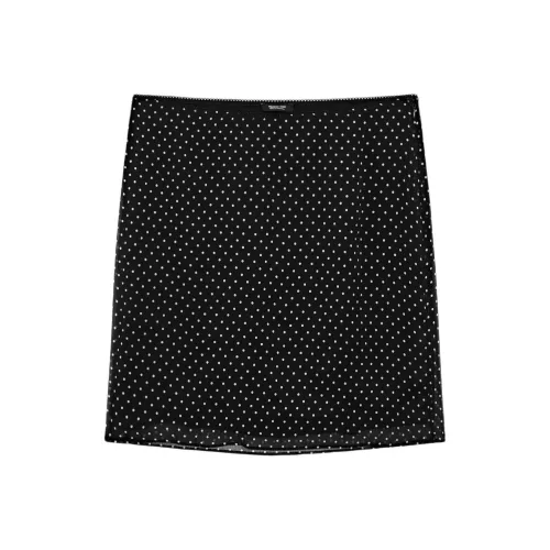 Massimo Dutti Casual Short Skirts Women's Black