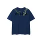 Navy Blue with Black Text