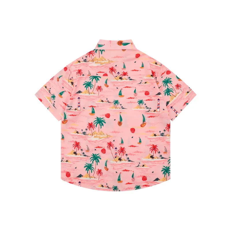 PEIMENG Shirts Unisex Pink-1