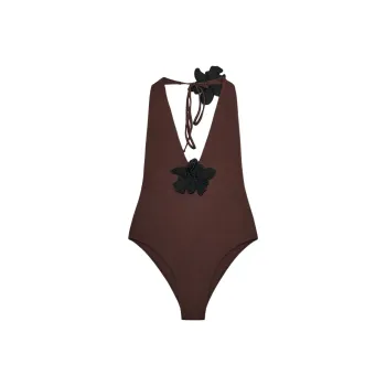 ZARA One piece Swimsuit Women's Chocolate