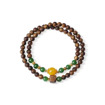 RIXIANGWAN Fragrance Agarwood Bracelets Unisex