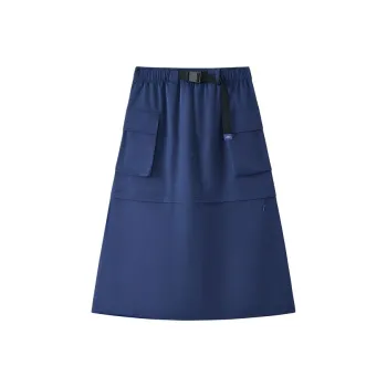 Skechers SS25 Casual Long Skirts Women's Medieval Blue