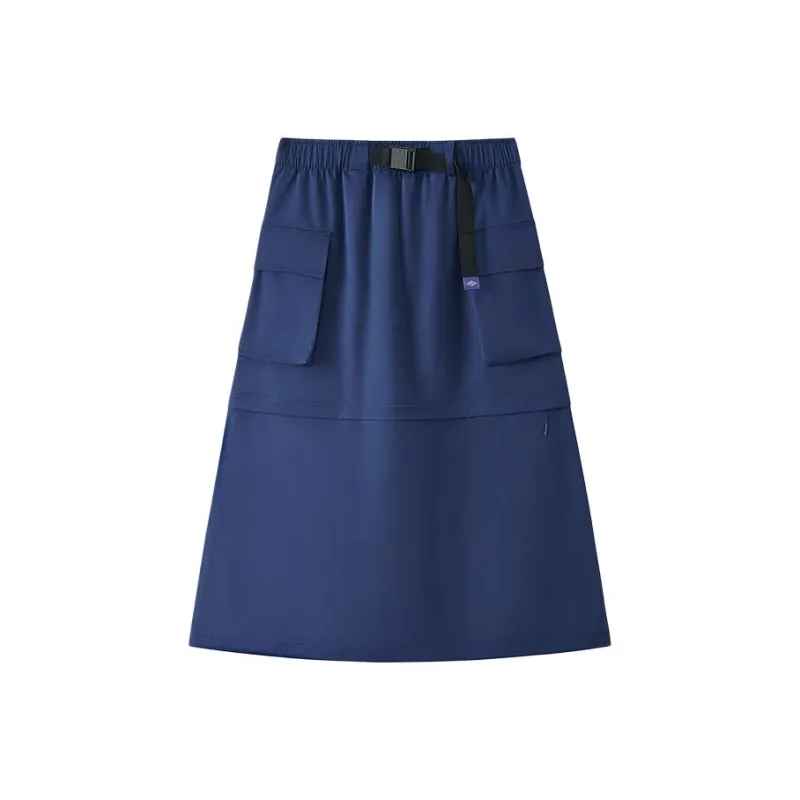 Skechers SS25 Casual Long Skirts Women's Medieval Blue-0