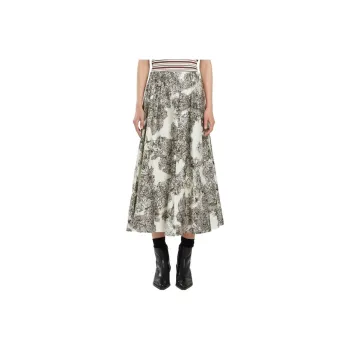 I BLUES Casual Long Skirt Women's Ivory