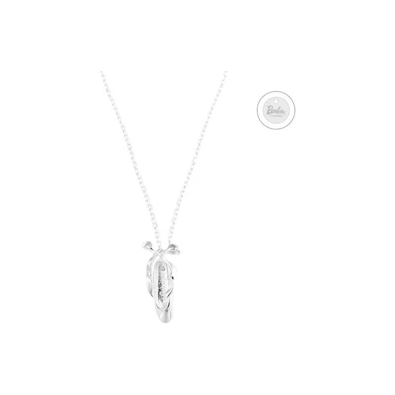 Barbie S925 Silver Necklaces Women's Versatile Date Commute-0