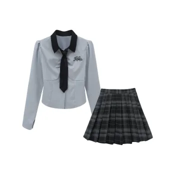Qiuerle Two Piece Skirt Sets Women's