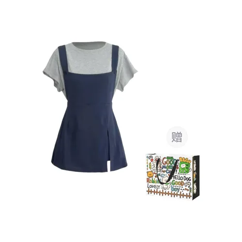OURUOKE Two Piece Skirt Sets Women's