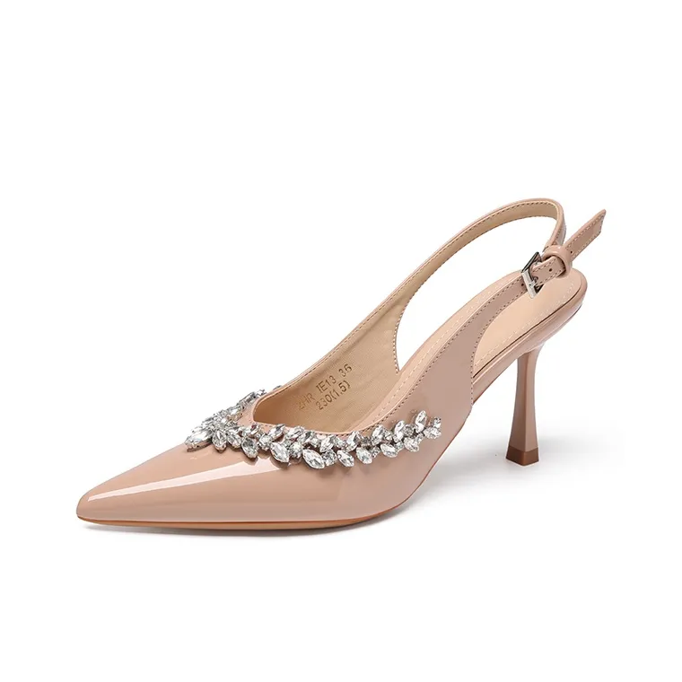 ZHR Slim Heel High Heels 8cm Women's-11