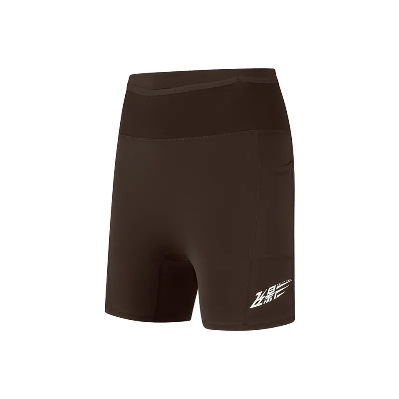 QIAODAN Feiying Sports Shorts Women's Baroque Brown-0