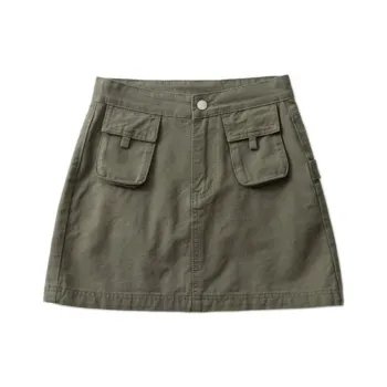 MJB Cargo Short Skirts Women's Gray Green