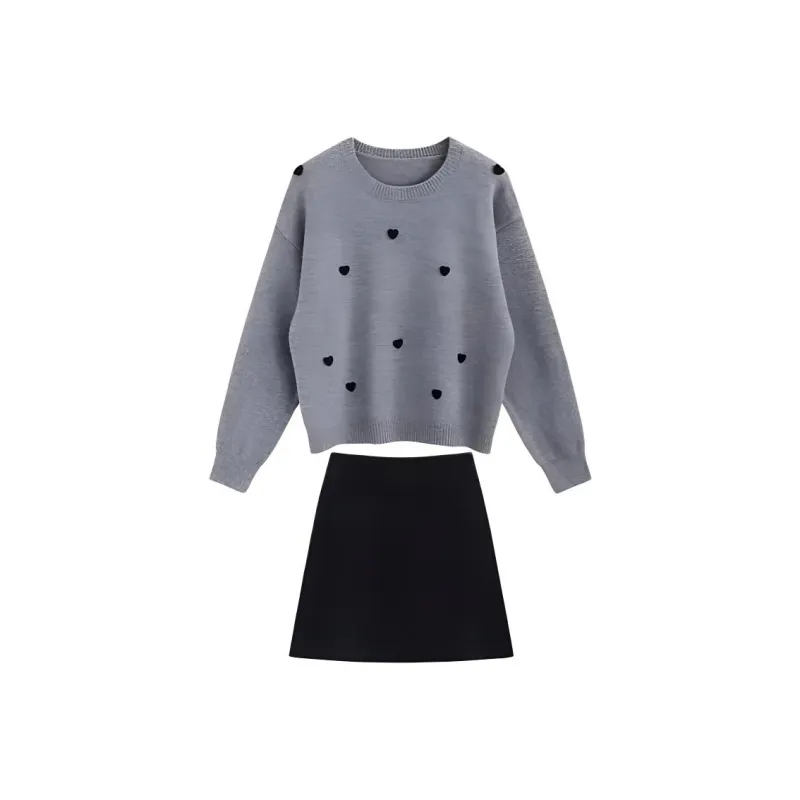 DOSOHEB Two Piece Skirt Sets Women's-1