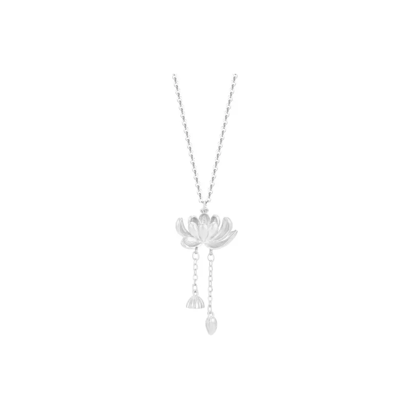 SOFTDORA S999 Fine Silver Necklaces Women's-0