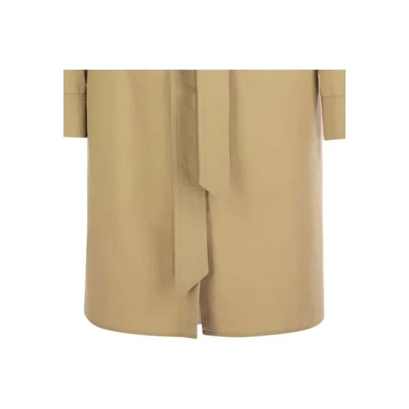 WEEKEND MaxMara Long Sleeved Dresses Women's Beige-4