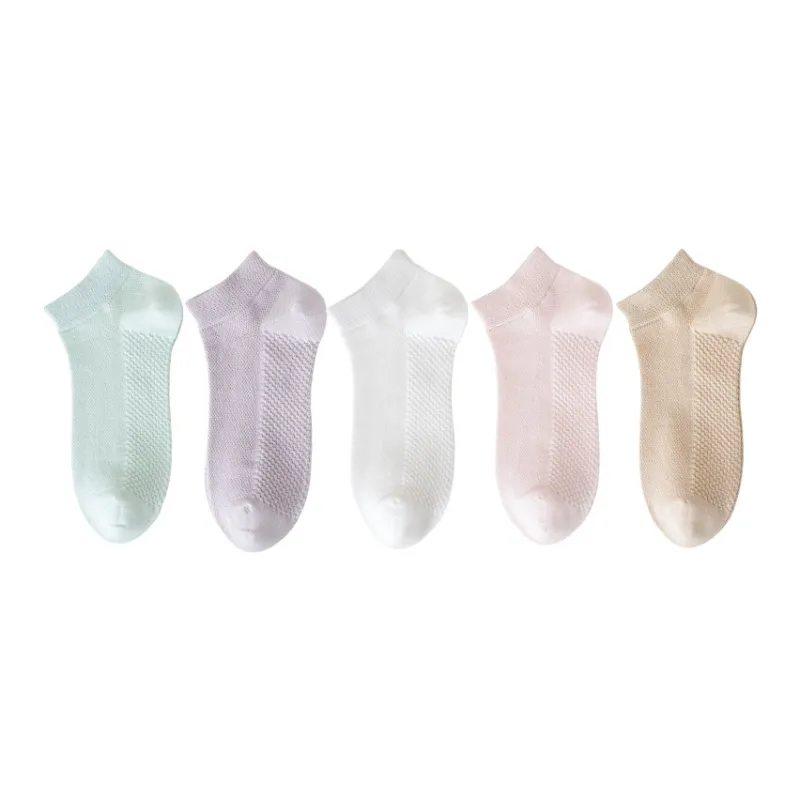 Lan Miao No Show Socks Women's 5 Pack-25
