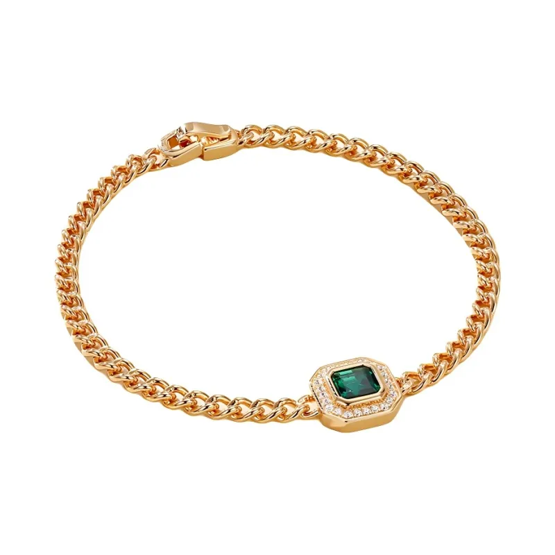ATTAGEMS 925 Sterling Silver Artificial Gemstone Bracelets Women's-0