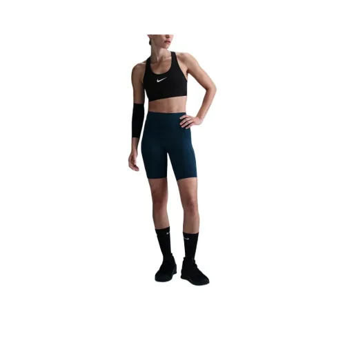 Nike Universa Women's Medium Support High Waisted 8' Biker Shorts With Pockets
