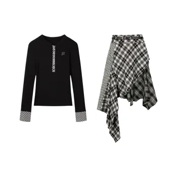 Incolore Two Piece Skirt Sets Women's