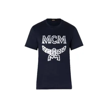 MCM T Shirts Men Dark Blue