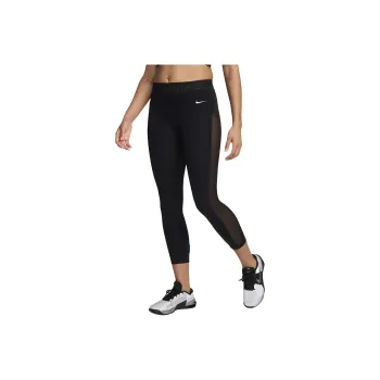 Nike Pro Women's Mid Rise 7/8 Mesh Paneled Leggings