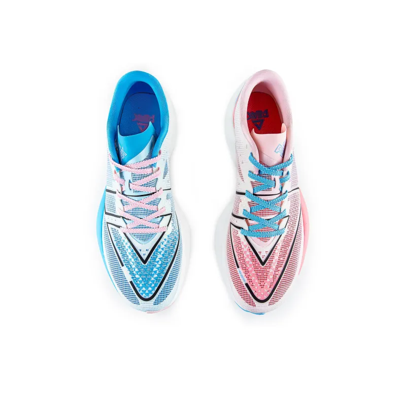 PEAK UP30 4.0 Running Shoes Unisex Low Top Pink Blue Mismatched-3