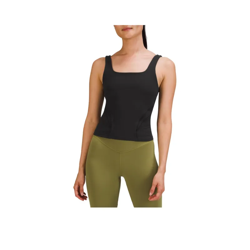Lululemon Nulu And Mesh Back Sport Vests Women's Black-0