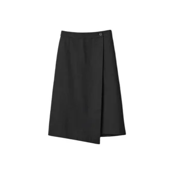 Jw Anderson X UNIQLO JWANDERSON Co-brand Casual Long Skirts Women's Black