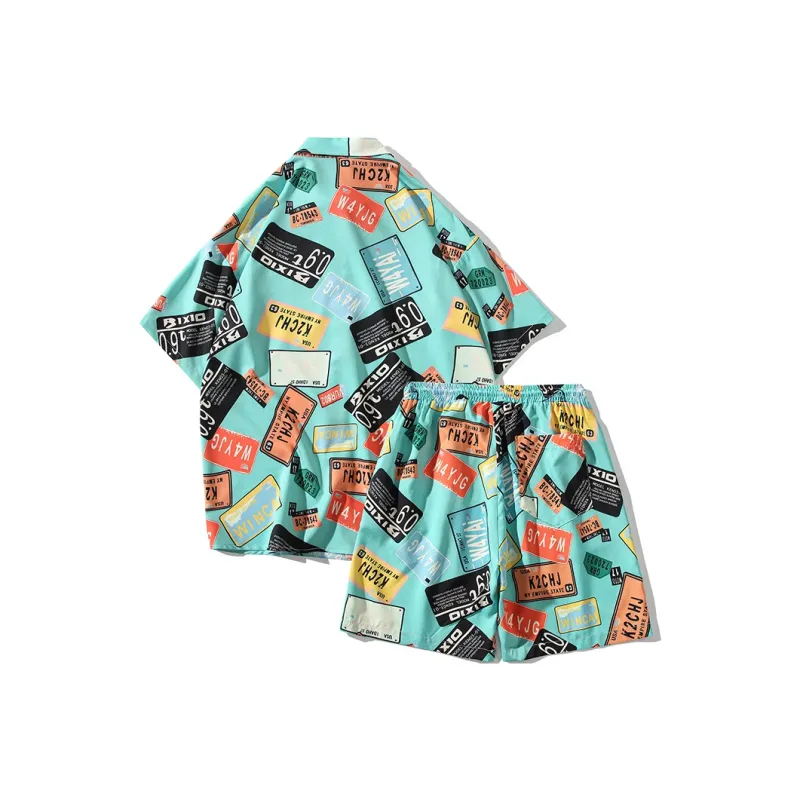 Fakeyoung Shirt Matching Set Unisex-3