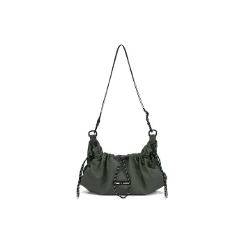 VAOPER Nanbo Wan Heavyweight Collaboration Nylon Shoulder Bag, Crossbody Bag Unisex Green/Apricot