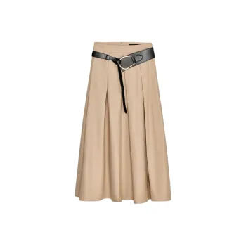 ZARA Casual Long Skirts Women's Medium Camel
