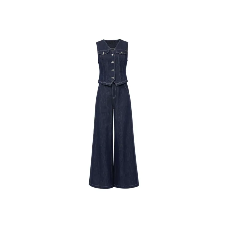 VERO MODA Casual Suits Women's Extra Dark Denim Blue-0