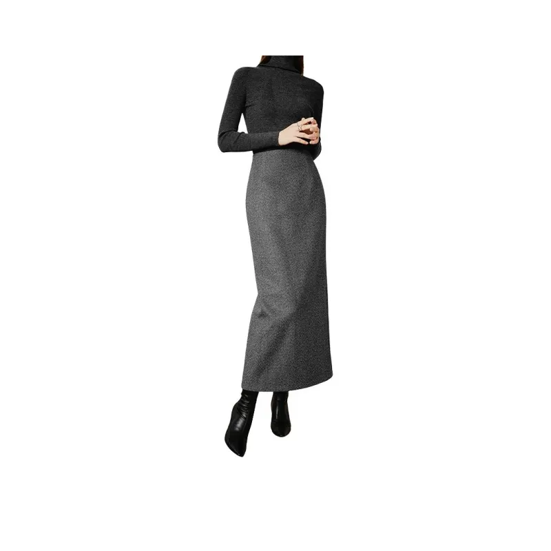 Late White Skirt Women's Heather Gray-0