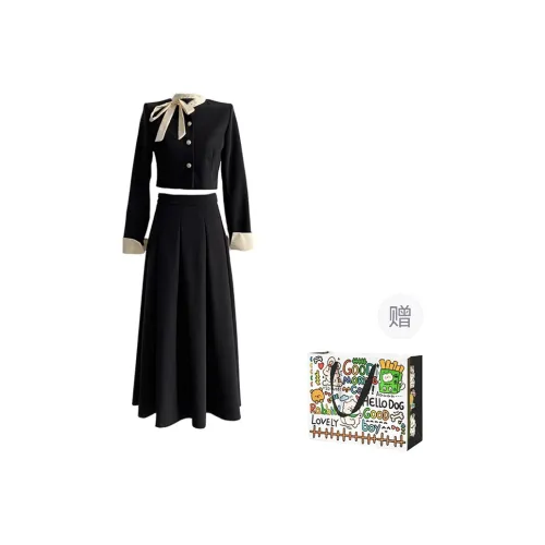 Pzhk Skirt Set Women's Black Set