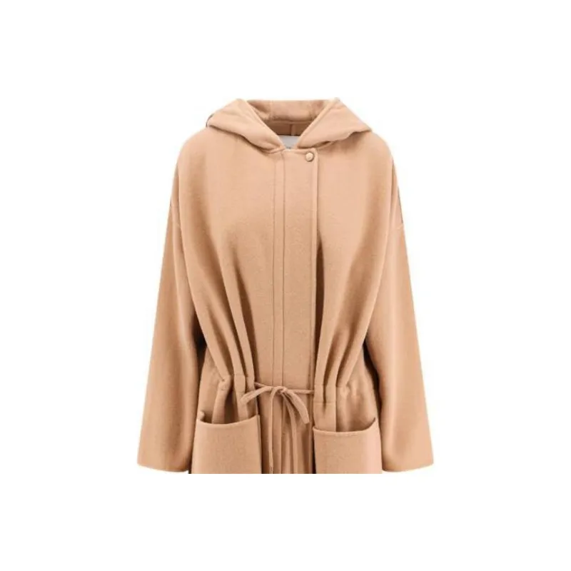 MaxMara Miele Drawstring Coat-2