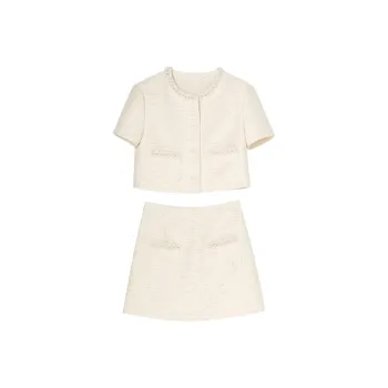 Summer Hooray Skirt Set Women's Milk White