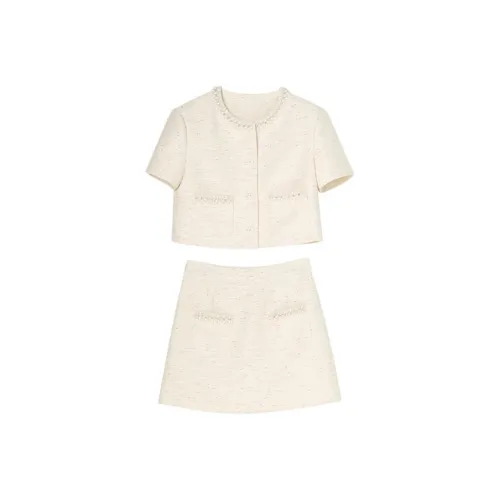 Summer Hooray Skirt Set Women's Milk White