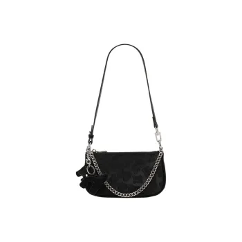 ZAVC Polyurethane With Synthetic Leather Shoulder Bag Women's Black/Gray