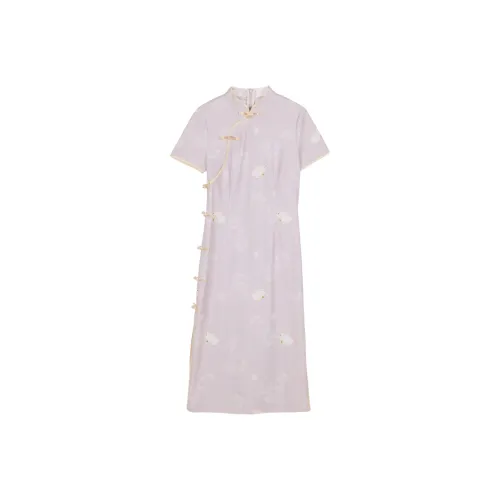 TOUCH SS24 Cheongsam Women's Light Purple