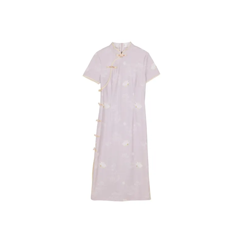TOUCH SS24 Cheongsam Women's Light Purple-0