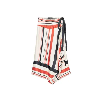 ZARA ZW Series Casual Long Skirt Women's Multicolor