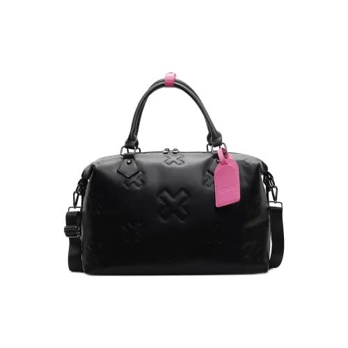HCXK PU Shoulder Bag, Travel Bag Unisex Black/Gray/Brown