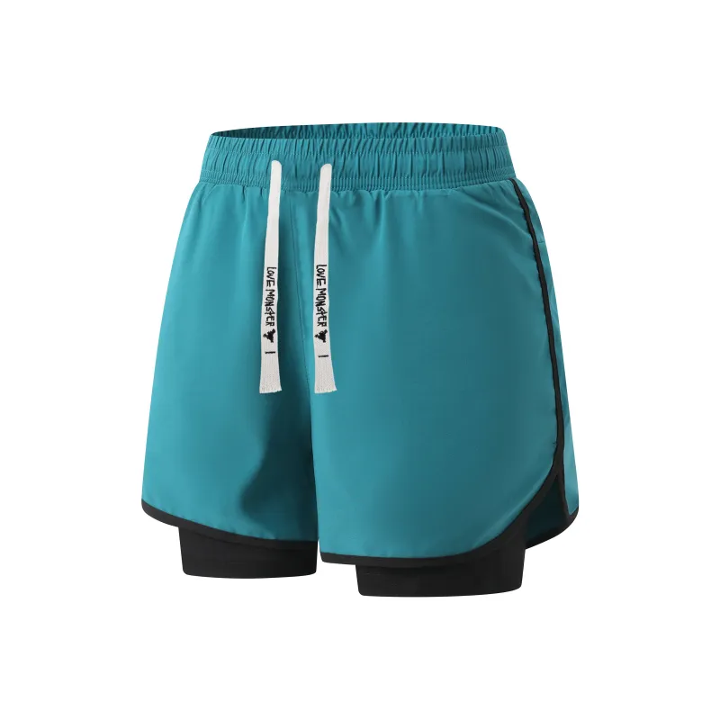 Love Monster Basketball Shorts Unisex-5