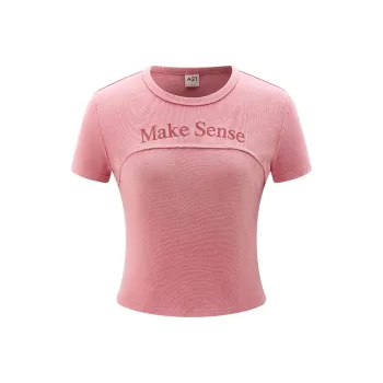 A21 T Shirts Women's Light Rusty Red