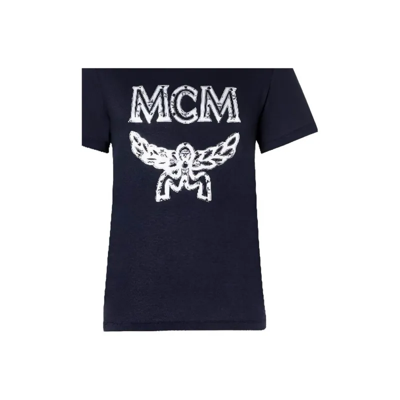 MCM T Shirts Men Dark Blue-2